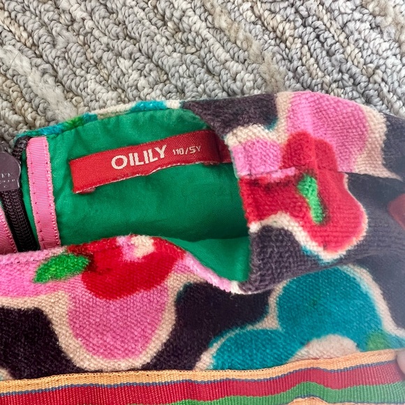 Olily Floral Corduroy Bubble Dress - Picture 4 of 5